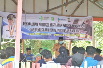 Hadiri Penyuluhan Protokol Kesehatan Pencegahan Covid-19 Ini Pesan Alfedri